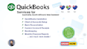 setup your quickbooks files, do bookkeeping and inventory management