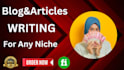 write any blog or article on food or healt