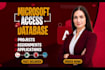 develop ms access database assignments and projects