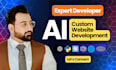 do ai website development, software developer, ai chatbot, business websites