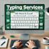do fast typing, PDF to word, image to text,handwritten notes
