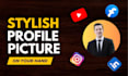 create professional profile picture