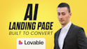 create a high performing landing page for ads with lovable
