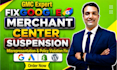 fix google merchant center suspension