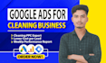 do google ads PPC campaign for cleaning busniess