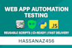 automate website and app testing using selenium and playwright