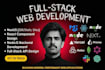 do ai featured full stack website in react nextjs