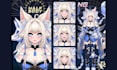 rig live2d vtuber model 2d vtuber model 3d vtuber commission