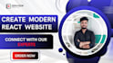 create a custom website with advanced UI and animations