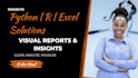 do machine learning and data science projects using python, r, and excel