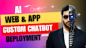 build custom ai software with ai chatbot, website, and mobile app