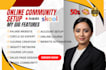 setup your online community on mighty network setup your online community