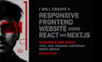 create stunning frontend interfaces with HTML CSS and javascript