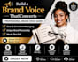 create a custom brand voice guide and tone of voice document for your team