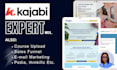 do kajabi website design, kajabi landing page, or online course