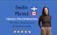 proofread any content in french