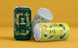 design can, bottle packaging, drink packaging with 3d mockup