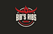 design bib ribs BBQ logo