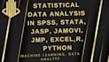 do statistical data analysis using jasp spss stata r excel