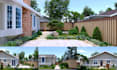 do realistic 3d rendering for your landscape, garden, and pool design