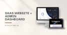 build your saas website with landing and admin dashboard