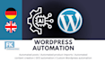 automate your wordpress website