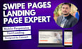design a swipe pages landing page