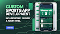 l create a custom sports app with live score, payment and admin panel