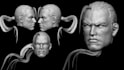 sculpt 3d bust model, 3d head bust, 3d head 3d face for realistic 3d printing