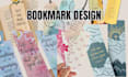 design creative bookmark design printable and custom b0okmark design and flyers