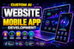 do ai website, ai mobile app, ai chatbot development
