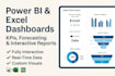 create interactive excel dashboards with charts and automation