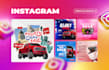 design stylish social media post or banner ads design