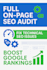 do a complete on page SEO audit and fix technical issues