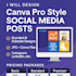canva pro style social media posts