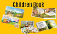 illustrate children book, story book and colouring book