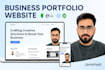 craft a stunning mern stack business portfolio website with react