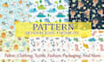 makes cute seamless pattern for baby kids fabric and prints