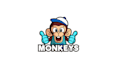 create mascot funny multitasking monkey logo