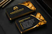 design modern minimalist business card and luxury corporate