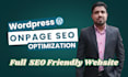 optimize your wordpress site SEO and boost google rankings