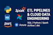 build scalable etl data pipelines with sql, python, spark, and airflow