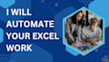 create excel graphs, excel charts, dashboards and macros