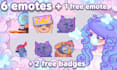 design custom chibi emotes and for your twitch stream