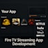 develop a custom amazon fire TV streaming app with hls live and vod