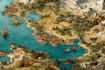 draw fantasy map illustration isometric map