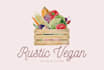 design rustic vegan logo
