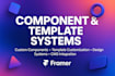customize framer template and build code components and code overrides