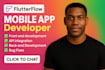 be your flutterflow mobile app developer, flutterflow mobile app fintech app