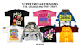 create custom artsy, graffiti, and puff print tshirt designs